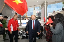 ​HLV Park Hang Seo đến Pleiku cám ơn Bầu Đức