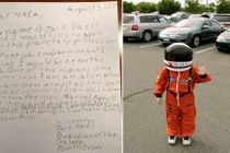 Tận mắt đơn xin việc của bé 9 tuổi vào NASA đang gây sốt