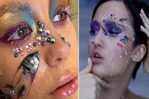 Kinh hãi nữ nghệ sĩ dùng cá chết để trang điểm