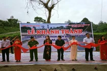 Khánh thành cầu tràn liên hợp tại Hà Giang