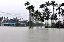 Hàng nghìn nhà dân Quảng Ngãi ngập sâu trong lũ
