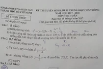 Đề thi Toán vào lớp 10 ở Sài Gòn