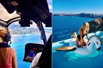 Nữ phi công thất nghiệp “gây bão” trên Instagram 