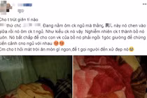 Vợ đăng đàn trút giận vì bị "kẻ thứ 3" phá bĩnh khi ôm chồng ngủ