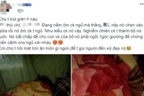 Vợ đăng đàn trút giận vì bị "kẻ thứ 3" phá bĩnh khi ôm chồng ngủ