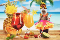 Rái cá nổi tiếng nhờ tư thế đứng chẳng giống ai