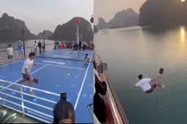 Xử phạt chủ tàu cho du khách đánh Pickleball trên boong