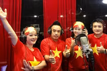 Minh Quân và dàn sao háo hức quay MV ủng hộ U23 Việt Nam