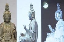 Bất ngờ phát hiện sách cổ giấu bên trong tượng Bồ Tát 700 tuổi