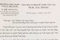 Lùi công bố kết luận vụ giáo sư Tồn "nghi" đạo văn