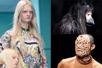 Những hình ảnh dị trên sàn diễn thời trang nhìn phát ớn