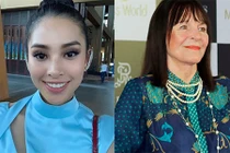 Đây là cách HH Trần Tiểu Vy lấy lòng chủ tịch Miss World 