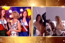 Người đẹp HH Pháp bức xúc vì bị phát cảnh lộ ngực trần trên truyền hình 