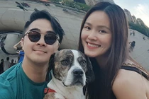 Hot Face sao Việt 24h: Tuyết Lan vui vẻ bên bạn trai Việt kiều ở Mỹ