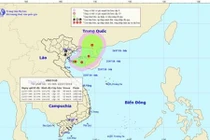 Áp thấp nhiệt đới mới nhất 22/7: Cách bờ biển Nam Định, Thanh Hóa 140km