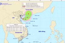 Áp thấp nhiệt đới mới nhất 22/7: Cách bờ biển Nam Định, Thanh Hóa 140km