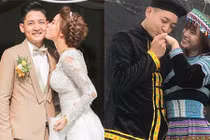 Ảnh tình tứ hết nấc của vợ chồng Hải Băng - Thành Đạt 