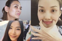 Ngỡ ngàng nhan sắc siêu mẫu Việt khi trút son phấn để mặt mộc