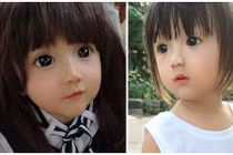 Bé gái sinh ra đã giống hệt búp bê Barbie làm phát cuồng dân mạng