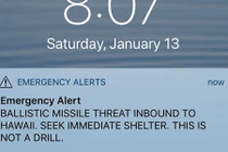 Hawaii nhận cảnh báo tên lửa đạn đạo vì sự cố 'bấm nhầm nút'