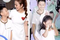 Con trai của Jennifer Phạm - Quang Dũng tươi rói dự sự kiện cùng mẹ