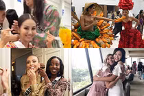 Cạnh tranh khốc liệt, thí sinh Miss Universe vẫn thân thiết đến khó tin