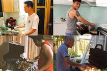 Không chỉ giàu, các ông chồng của mỹ nhân Việt còn siêng vào bếp