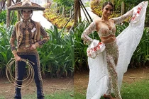 Soi trang phục ấn tượng dàn đối thủ của Trần Tiểu Vy