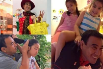 Khoảnh khắc Quyền Linh xứng danh là ông bố chiều con nhất Vbiz