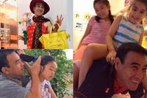 Khoảnh khắc Quyền Linh xứng danh là ông bố chiều con nhất Vbiz