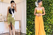 H'hen Niê lăng xê họa tiết họa hot nhất mùa lạnh năm nay