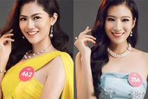 Vẻ gợi cảm của 2 người đẹp siêu vòng 3 tại Hoa hậu VN 2018