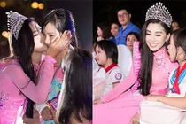 Hoa hậu Trần Tiểu Vy xuất hiện xinh đẹp tại quê nhà