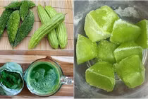 Cho mướp đắng vào ngăn đá chà lên da bạn sẽ thấy điều thần kỳ