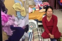 Video người phụ nữ bịt miệng đứa bé bằng băng keo gây bão mạng