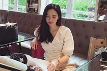 Ảnh mới nhất của con gái Hoa hậu Đặng Thu Thảo