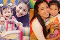 Hình ảnh Mai Phương bên con gái trước khi phát hiện bị ung thư