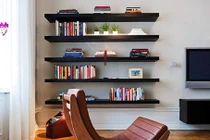 10 mẫu kệ gỗ trang trí phòng khách đẹp mê ly, đón đầu xu hướng