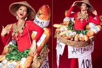 H'Hen Niê diện trang phục “bánh mì 10K“: Sáng tạo hay hàng chợ?
