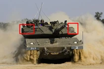 Siêu tăng Merkava Mk 4 của Israel “thoát chết” nhờ Áo gió