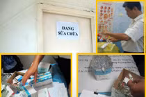 Phòng khám TQ lách thanh tra bằng cách “đang sửa chữa”