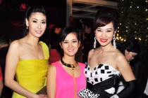 Thu Hương, Hồng Nhung dẫn chồng đi dự tiệc