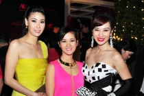 Thu Hương, Hồng Nhung dẫn chồng đi dự tiệc