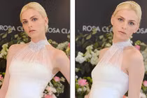 Siêu mẫu nam xinh đẹp trình diễn váy cưới