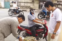 Tôm hùm bán rong giá “bèo”