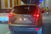 Cái kết cho tài xế đi sai làn dưới hầm Kim Liên gây nguy hiểm