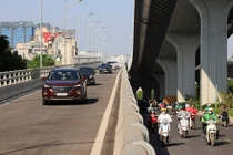 Hà Nội thông xe vành đai 2 đoạn Ngã Tư Sở - Ngã Tư Vọng