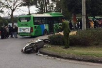 Va chạm với xe buýt, nam thanh niên đi xe máy tử vong tại chỗ