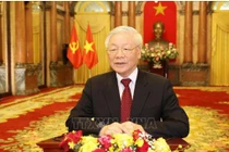 Tổng Bí thư, Chủ tịch nước Nguyễn Phú Trọng phát biểu chào mừng AIPA 41