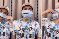 Hồ Quang Hiếu gây tranh cãi vì đeo khẩu trang sai cách